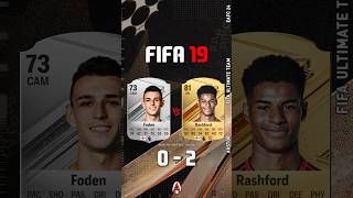 Foden VS Rashford FIFA EVOLUTION #eafc24 #fifa #football #shorts #austor