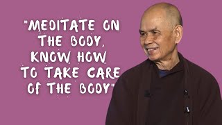 Take Care of Yourself, Take Care of the Four Domains of Mindfulness | Thich Nhat Hanh (EN subtitles)