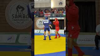 Surem MIRZOASHRAFOV (FIAS 1) made great takedown in the Combat #SAMBO fight Aibaz OROZBEKOV (KGZ)