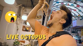 I spent 100 Hours in Seoul | Eating Live Octopus 😱