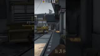 INSANE 1HP Turn on!! #viral #trending #gaming #csgo #shorts #fyp #counterstrike #train #turnon