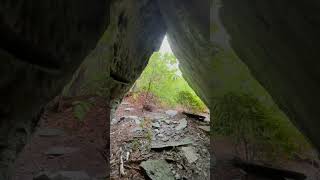 Rainout after Good Heavens Amphitheater Linville Gorge NC #climbing #mountains #rockclimber #climb