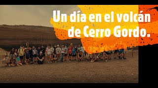 Un día en el volcán de Cerro Gordo. (a vista de dron). IES Hernán Pérez del Pulgar