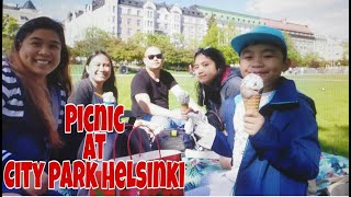 Ep 119: PICNIC @ CITY PARK  HELSINKI MERIPUISTO/HAVSPARKEN + PAMANGKINS TRYING THE ELECTRIC SCOOTER