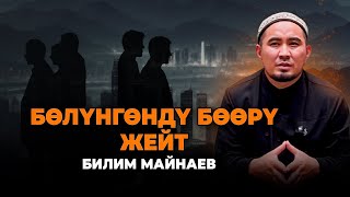 Бөлүнгөндү бөрү жейт-Билим Майнаев