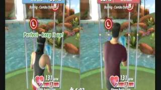 Wii Workouts - EA Sports Active 2 - Working out with a friend