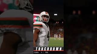 Mark Fletcher Jr. 82 yard burst in Rose Bowl! #collegefootball25 #collegefootball #miamihurricanes