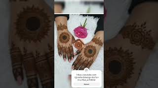 #viralvideo #mehndi #howtomakemehndidesign #hennadesign #nicemehndidesign