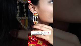 Fabric Earrings making|| handmade earrings #diy #earrings #handmade #shorts #trending