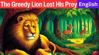 The Greedy Lion Lost His Prey | The Greedy Lion Story In English | Moral Story for Children