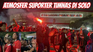 Suasana Memasuki Gate Stadion Manahan Jelang Laga Qualifikasi Piala AFC 2024 Indonesia vs Chinese