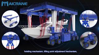 AICRANE MBH Boat Travel Lift, Boat Hoist, Boat Gantry Crane