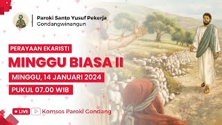 PERAYAAN EKARISTI MINGGU BIASA II - Minggu, 14 Januari 2024