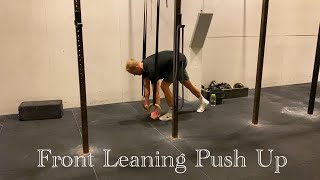 Front Leaning Ring Push Up