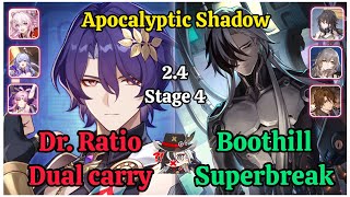 E0S0 Dr. Ration Dual Carry & E0S0 Boothill Superbreak Apocalyptic Shadow stage 4 Clear /HSR