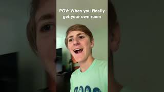 POV you get your own room ￼