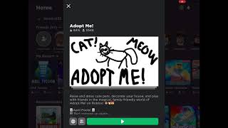 Adopt me’s new thumbnail(I Like Cats)