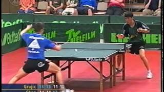 Tischtennis Bundesliga: Slobodan Grujic vs Chen Zhibin May 2002