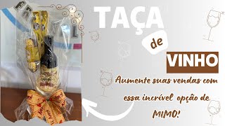 Aumente suas vendas com essa opção de lembrancinha incrível!🍷😍 Mimo com Taça de vinho.🎁