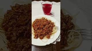 dziś na obiad spaghetti 🍝🍝🍝🍝