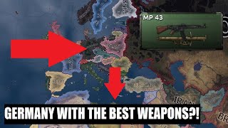 HOI4 Timelapse || What if Germany had the best weapons 1936?! ||