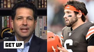 GET UP | Adam Schefter bold predictions Browns vs Broncos Week 7; Baker Mayfield missed by injury