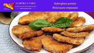 Aubergines panées - Melanzane impanate