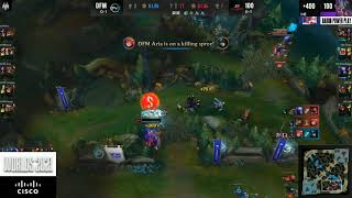 DFM vs 100T last teamfight | Day 2 Worlds 2021 | Detonation Focusme vs 100 Thieves