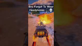 Bro Need to buy new Headphones 💀 #fortnite #fortniteclips