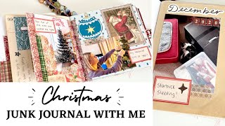 Junk Journal With Me | Christmas 2020 | December Ep 01 | Journaling Process