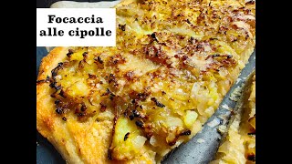 Focaccia cipolle e patate