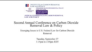 Emerging Issues in U.S. Federal Law for Carbon Dioxide Removal