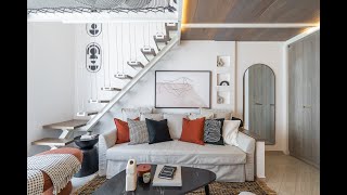 Fashionable loft with catamaran net in JVC