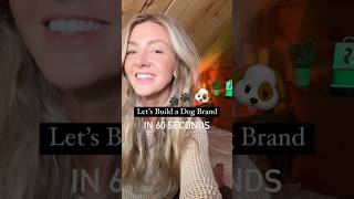 Building a Shopify Pet Brand in 1 Minute (CRAZY Speed Challenge)  #shopify#makemoneyonline