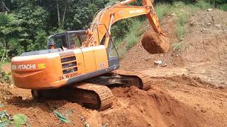 Zaxis 220 tata hitachi  working #hevydriver #excavator #hitachi #malayalam #