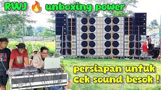 RWJ AUDIO 🔥 MULAI PASANG POWER BARU & perkabelan persiapan cek sound besok