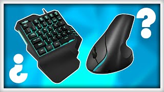 ¿ Es MEJOR jugar con MOUSE VERTICAL y TECLADO de UNA MANO ? | Yougui G92 y Hxsj a889 | Curtech