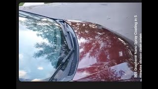 303 Graphene Nano Spray Coating in 5 minutes glossy clean amen