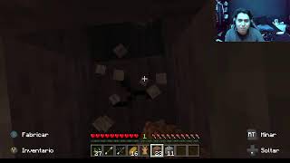 Mi primera vez en supervivencia minecraft