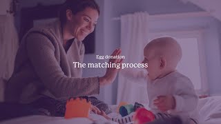 Egg donation: The matching process