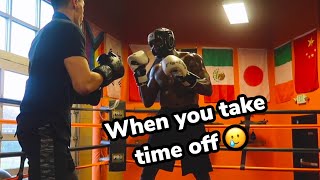 When kickboxers take way to much time off and then box instead vlog series 01