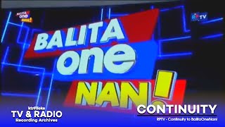 RPTV - Continuity to BalitaOneNan! [01-FEB-2024]