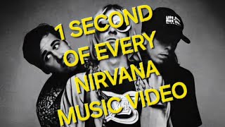 Nirvana - 1 Second of Every Music Video. #nirvana #kurtcobain #grunge #1secondvideo