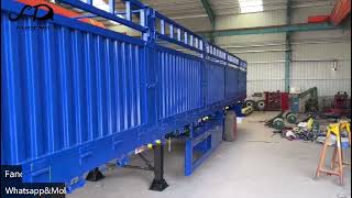 3 axles fence cargo semi trailer now has finished production in our factory.