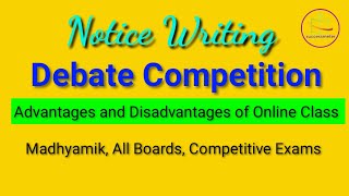 Notice Writing / Online Debate competition / School Notice @Successmeter100 Class IX, X