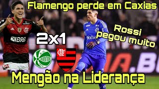 Mengão perde em Caxias do Sul, porém segue líder do Brasileirão. #react @acimadtrubronegro