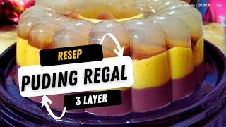 CARA MEMBUAT PUDING REGAL #reseppuding #biskuitregal #resep