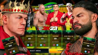 WWE 2K23 | SmackDown Tag Team Tournament LIVE [NO Commentry]