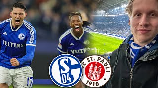 SCHALKE vs. ST. PAULI 3:1 Stadionbericht | Geiles Spiel! Geiler Sieg!