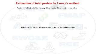 Estimation of total protein by Lowry’s method | #biochemistry #microbiology #protein #foodscience